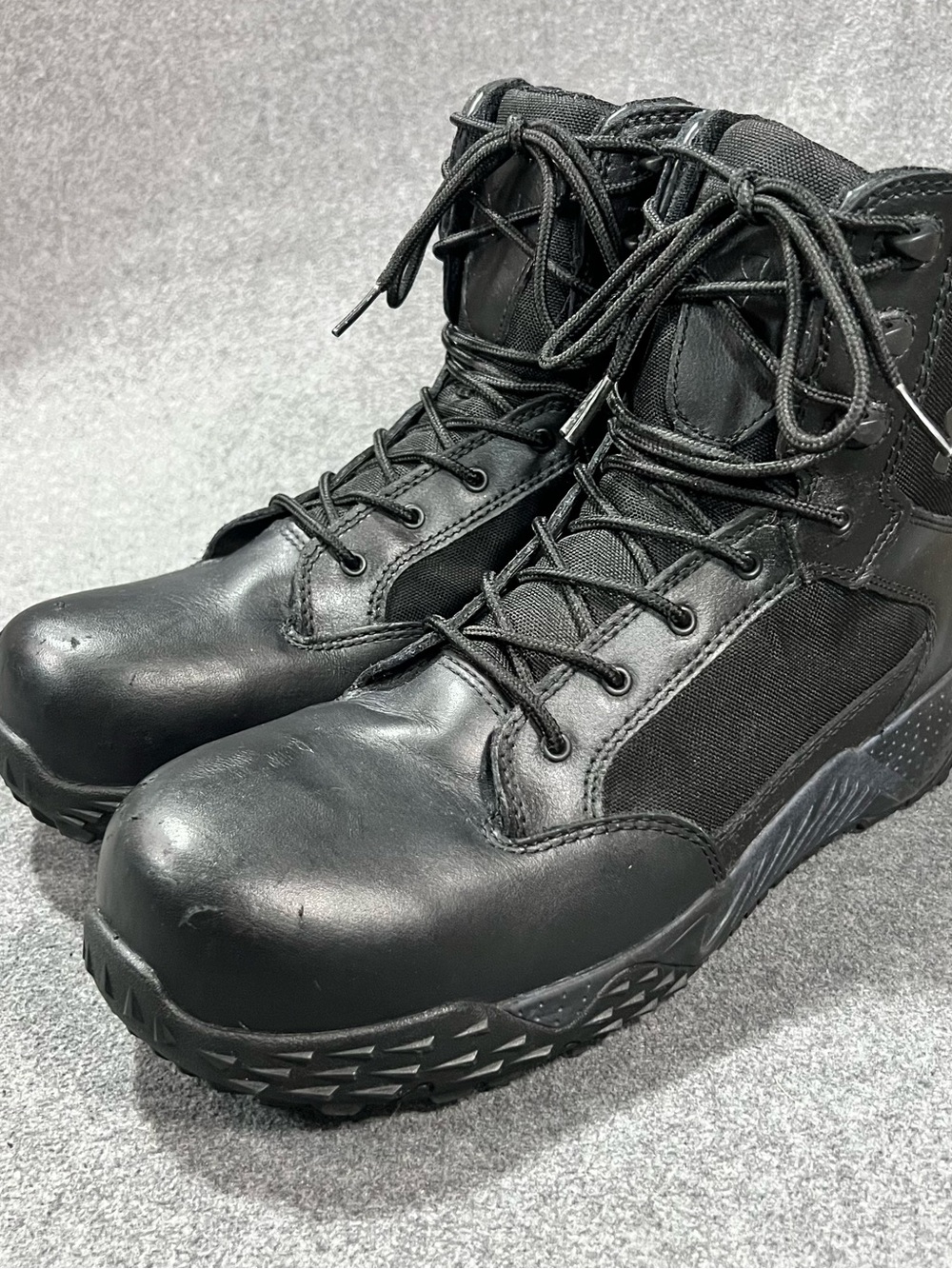 Under Armour Stellar Tactical Composite Toe Black Boots Men’s Size 11.5